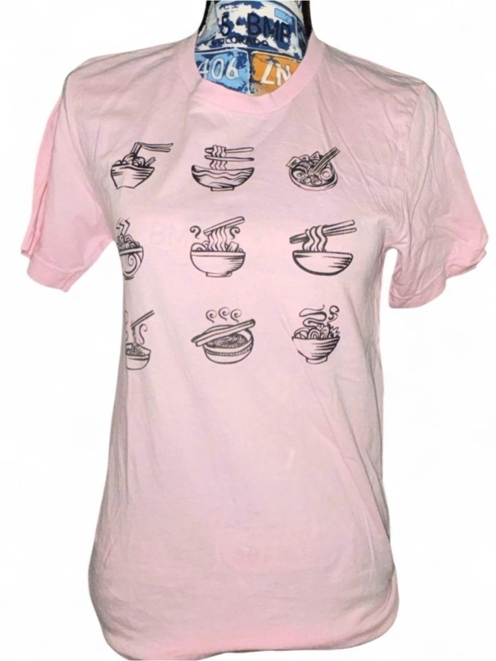 Ramen Bowl Graphic T-Shirt, sz S